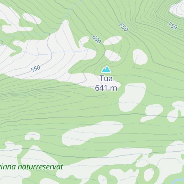 Map of Skrestølsnakken