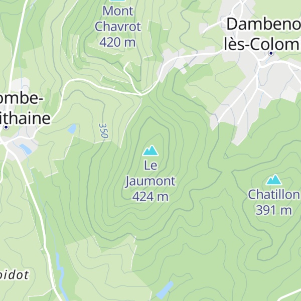 Map of Le Jaumont