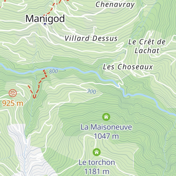 Map of La Lignière