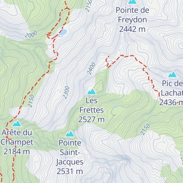 Map of Les Frettes