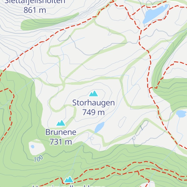 Map of Storhaugen