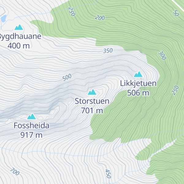 Map of Storstuen