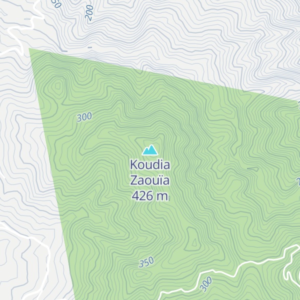 Map of Koudia Zaouïa