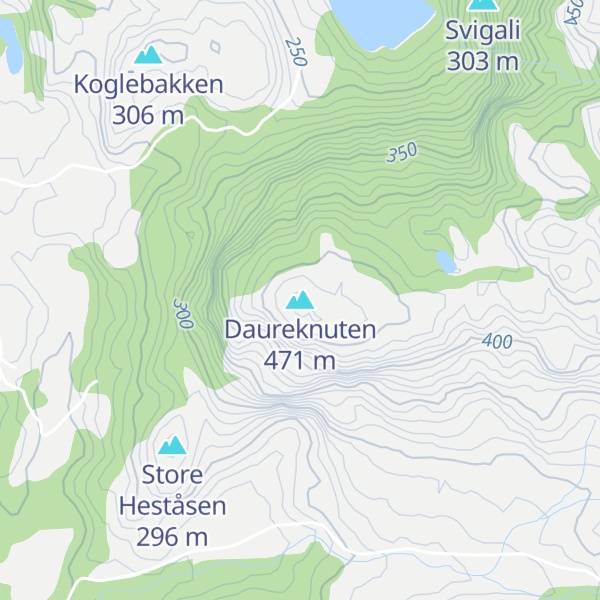 Map of Daureknuten
