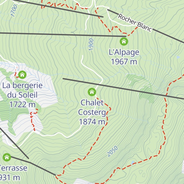Map of Chalet Costerg