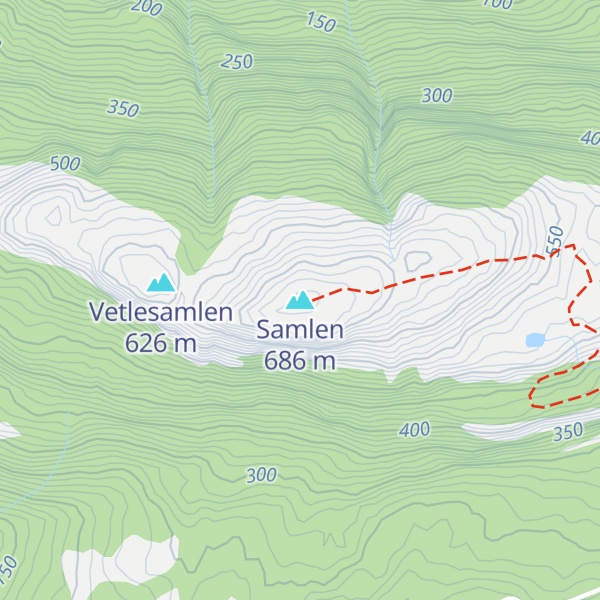 Map of Samlen