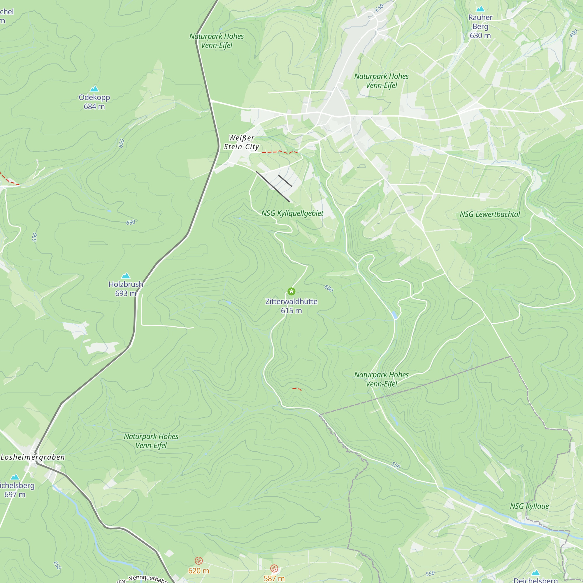 Zitterwaldhütte map