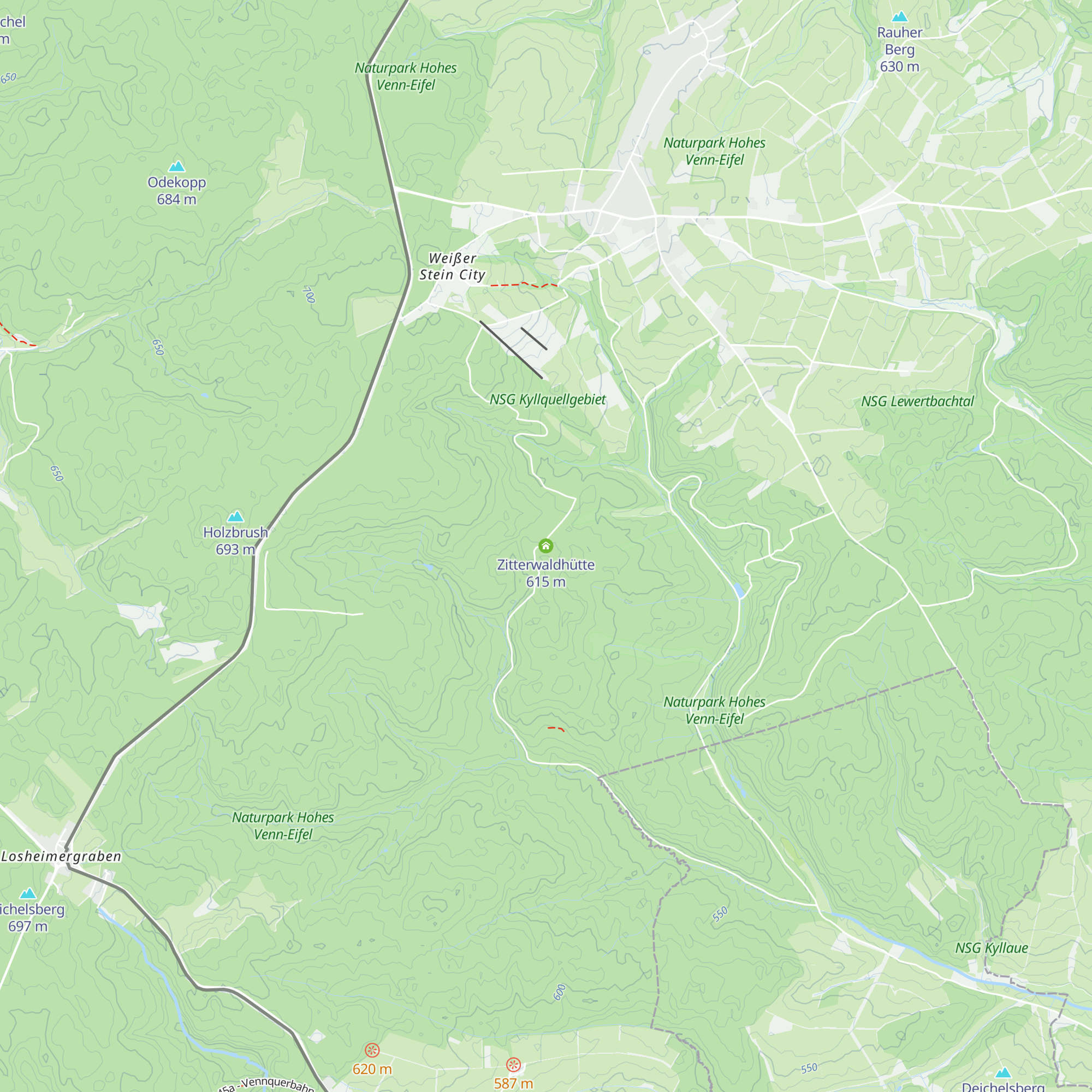 Zitterwaldhütte map