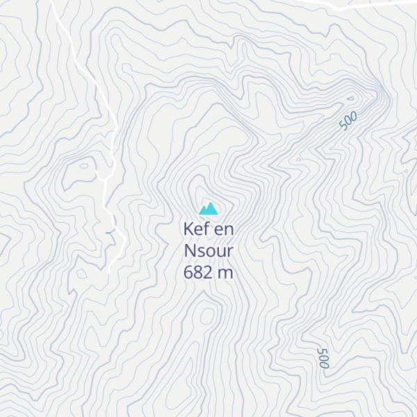 Map of Kef en Nsour