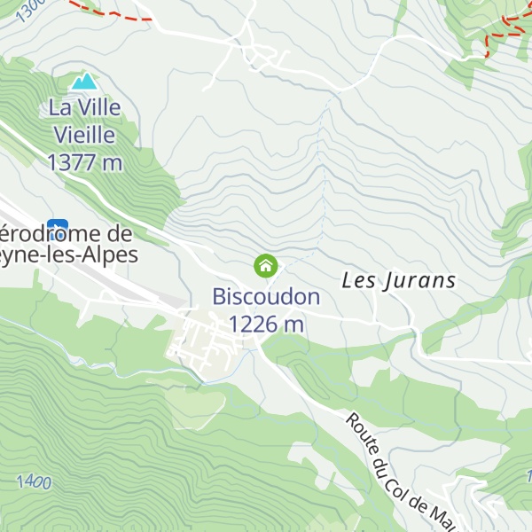 Map of Biscoudon