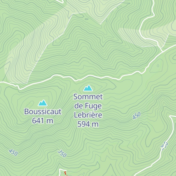 Map of Sommet de Fuge Lebrière