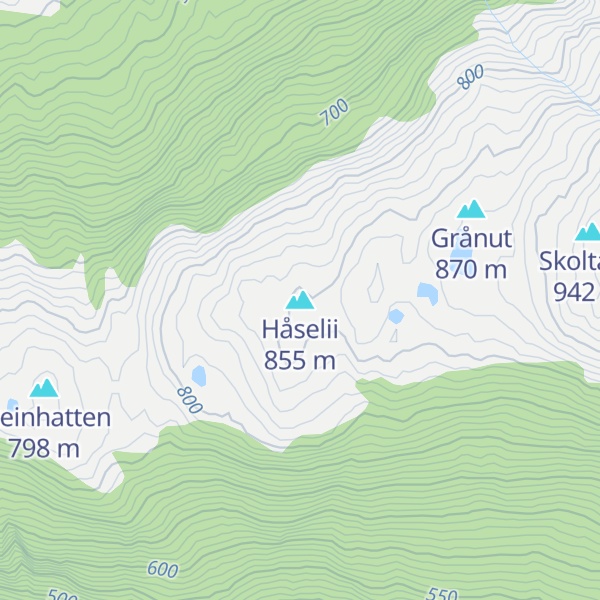 Map of Håselii