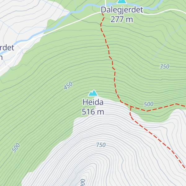 Map of Heida