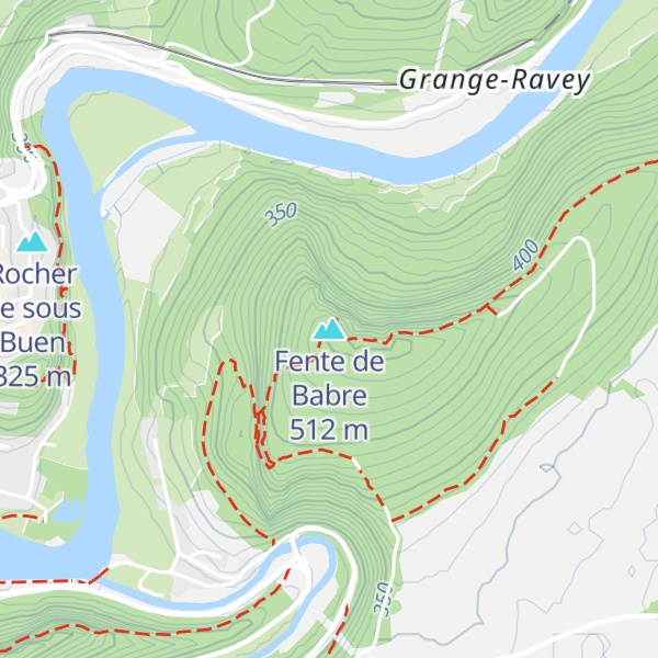Map of Fente de Babre