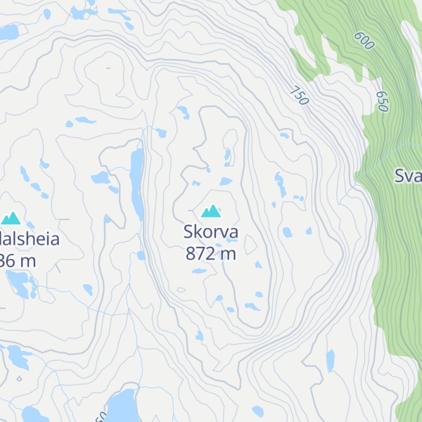 Map of Skorva