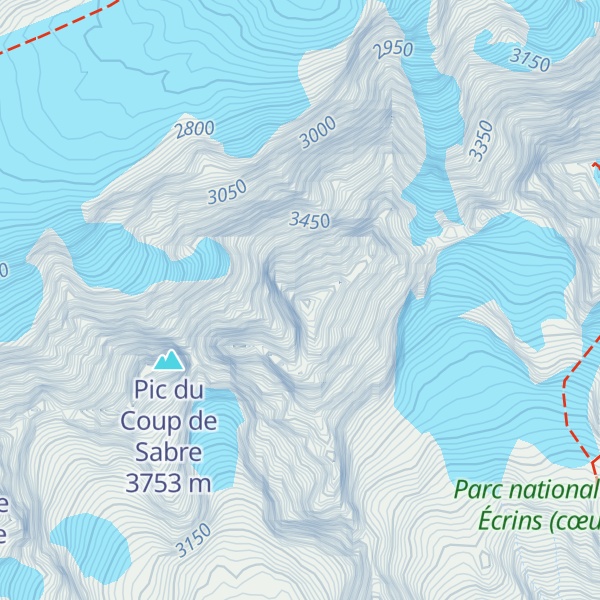 Map of Pic Sans Nom