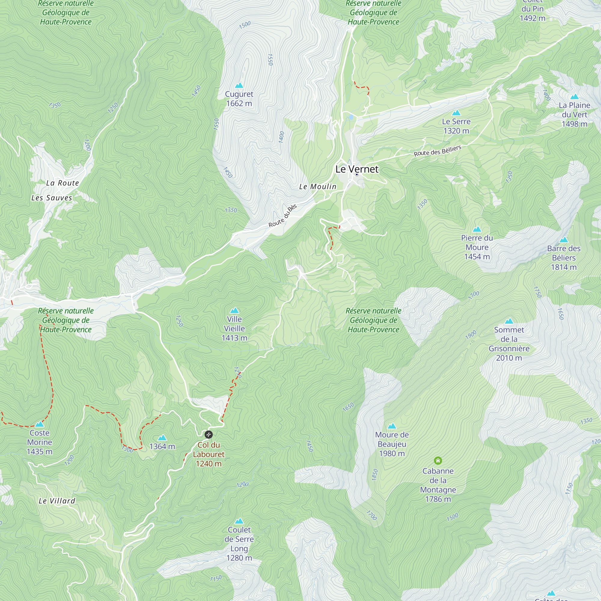 Chapelle Saint-Pancrace map