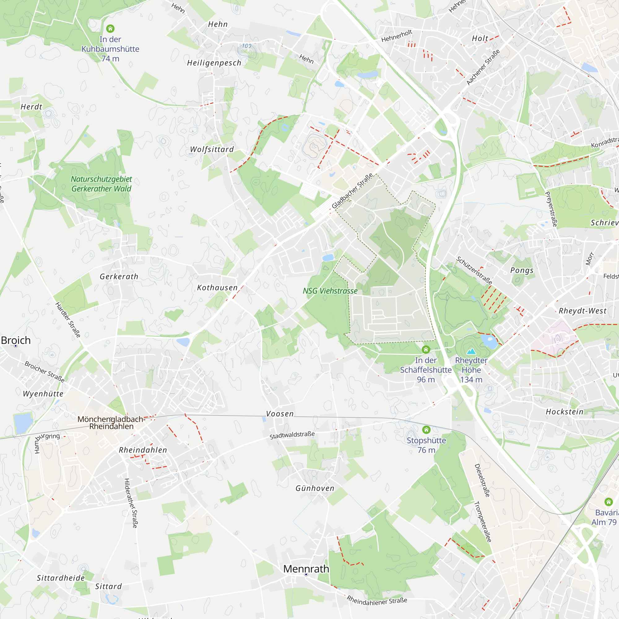 In der Steinshütte map