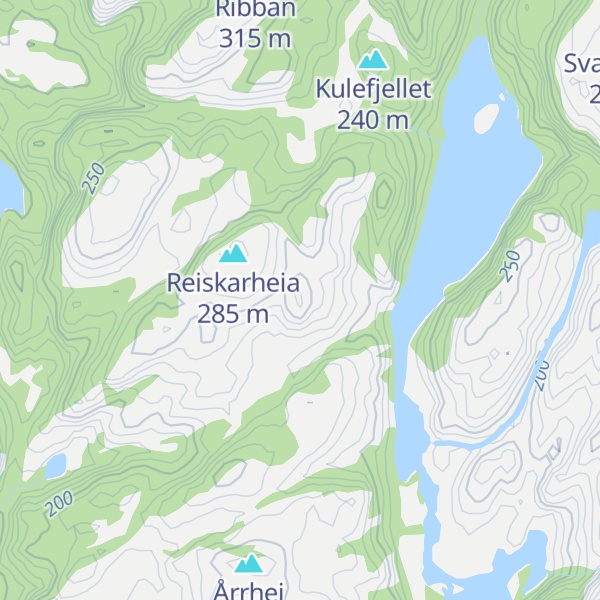 Map of Skygningsknuten