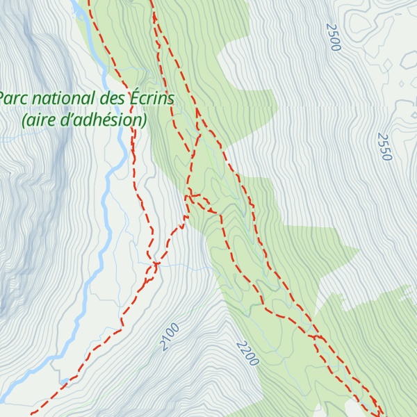 Map of Chalet-Refuge de Chamoissière
