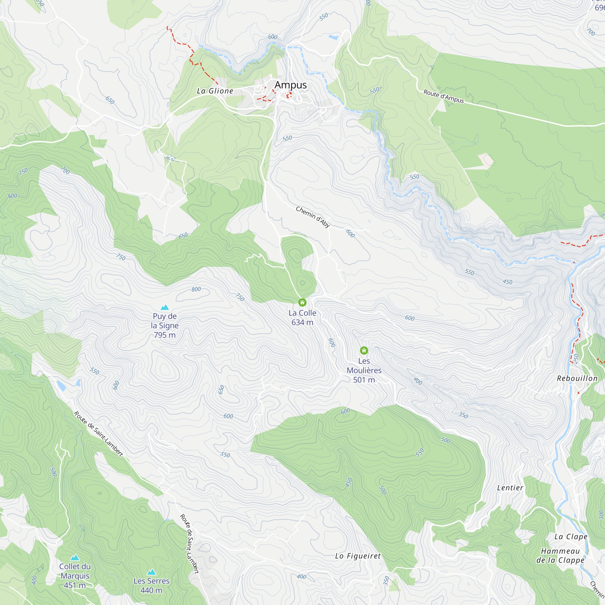 La Colle map