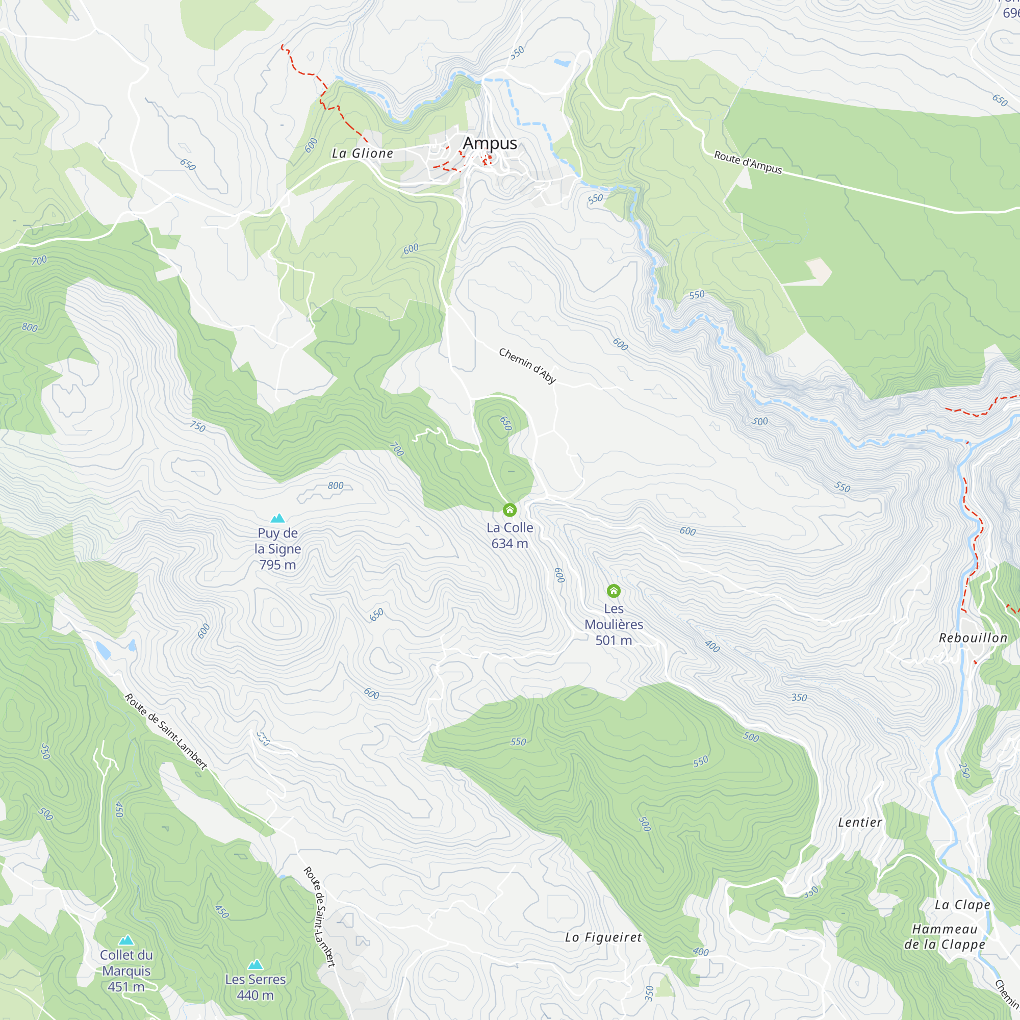 La Colle map