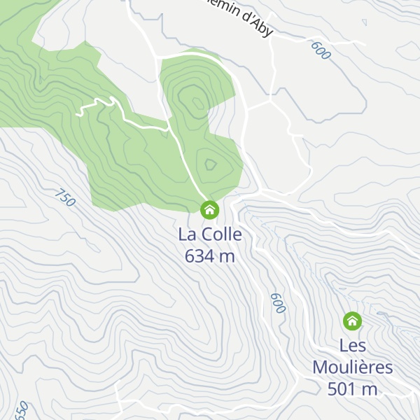Map of La Colle