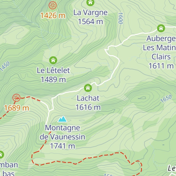 Map of Lachat