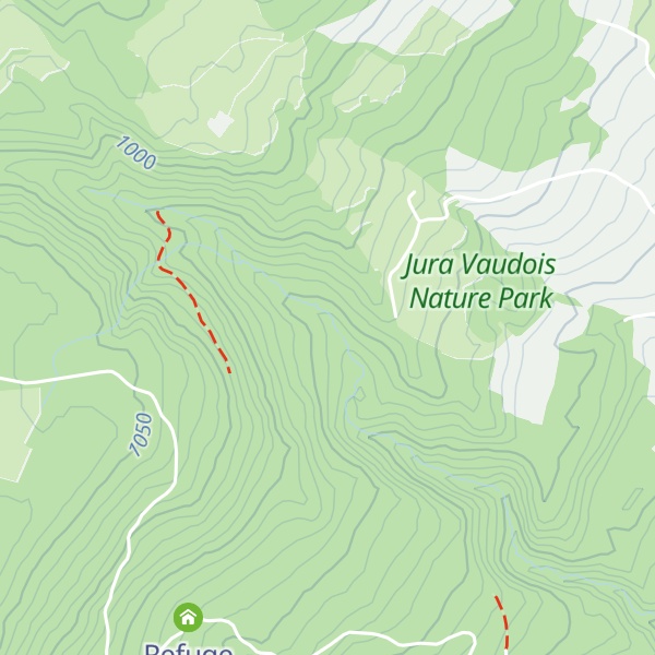 Map of Refuge de la Chergeaule