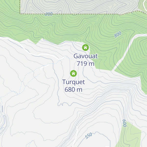 Map of Turquet