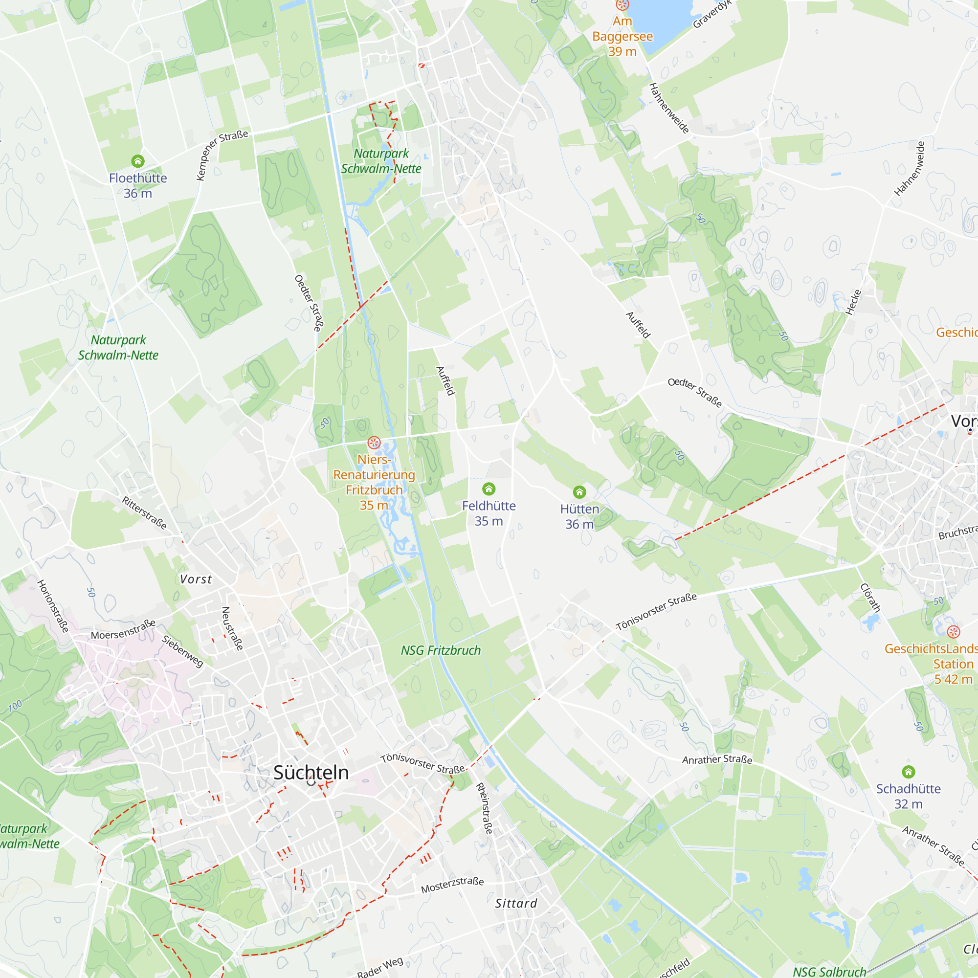 Feldhütte map