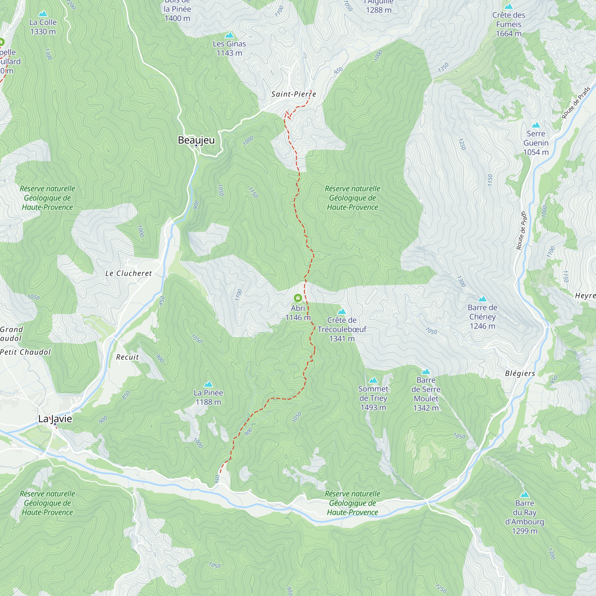 Abri map