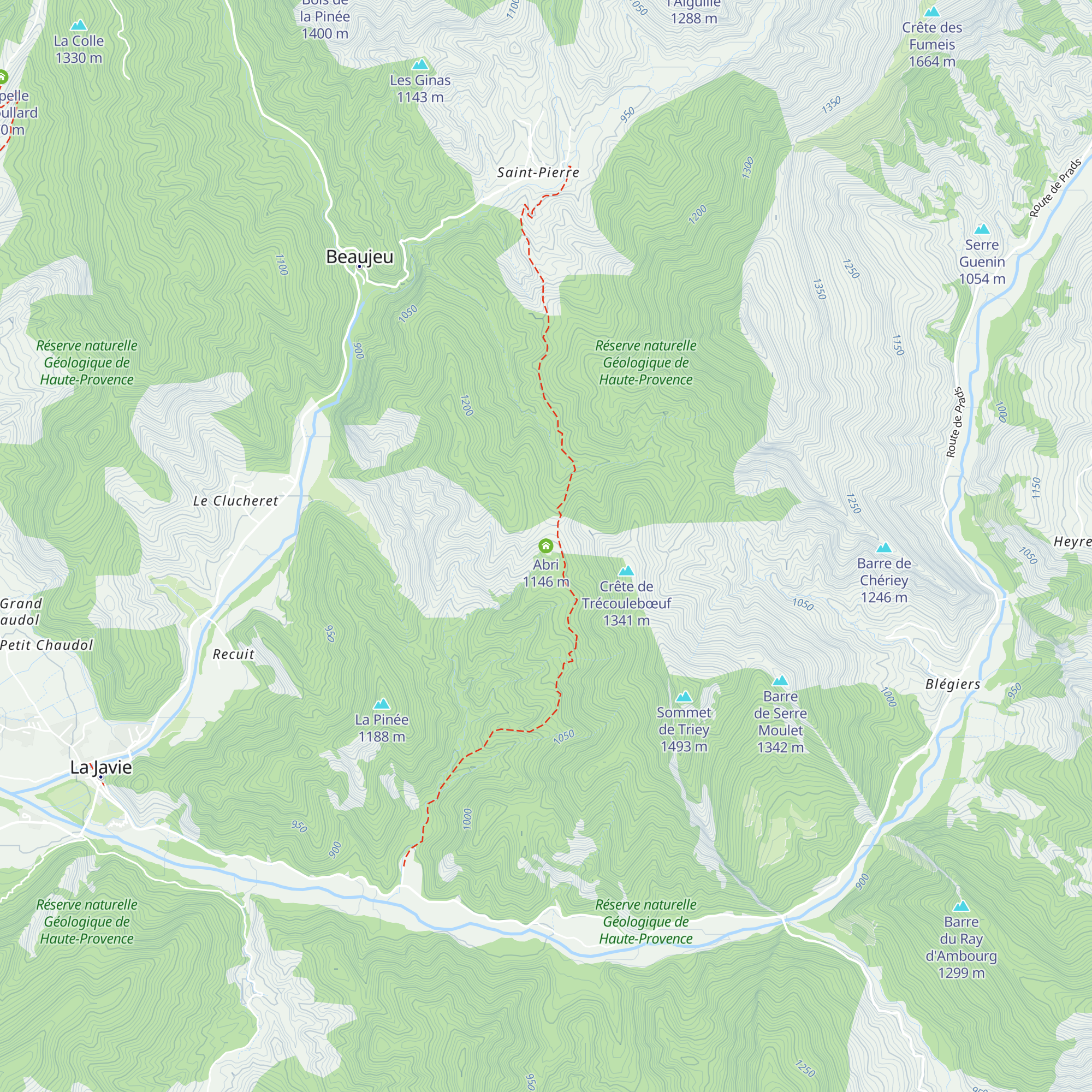 Abri map