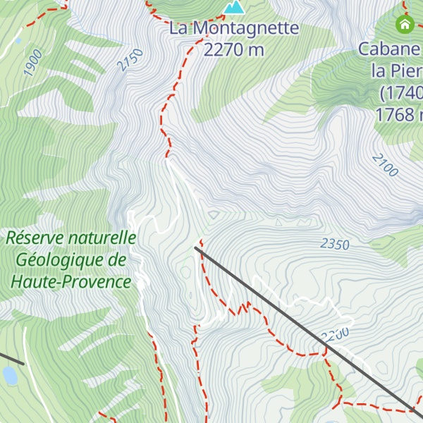 Map of Sommet de Dormillouse