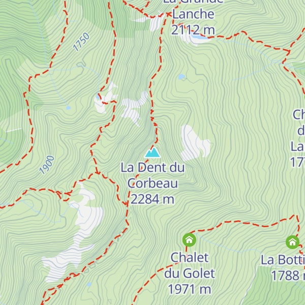 Map of La Dent du Corbeau