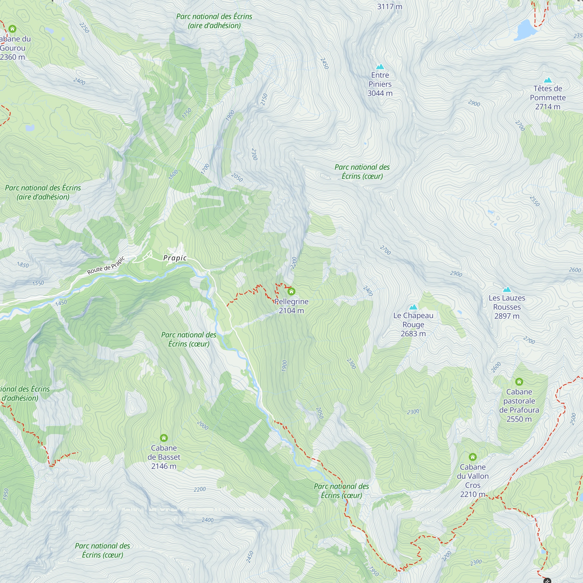 Pellegrine map