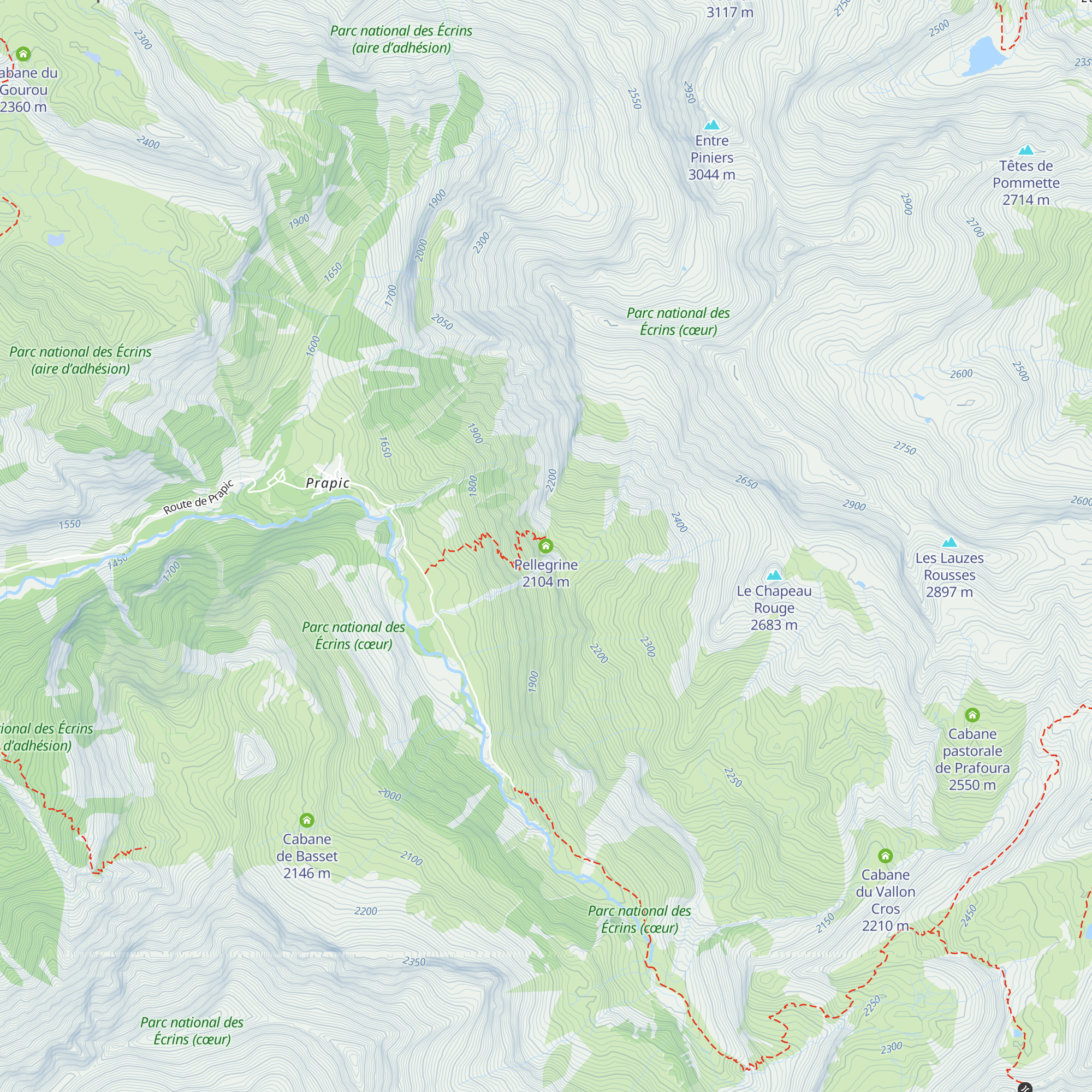 Pellegrine map