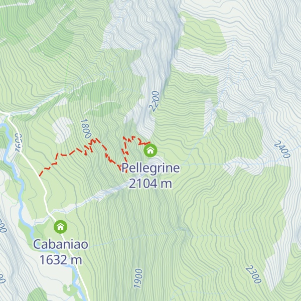 Map of Pellegrine