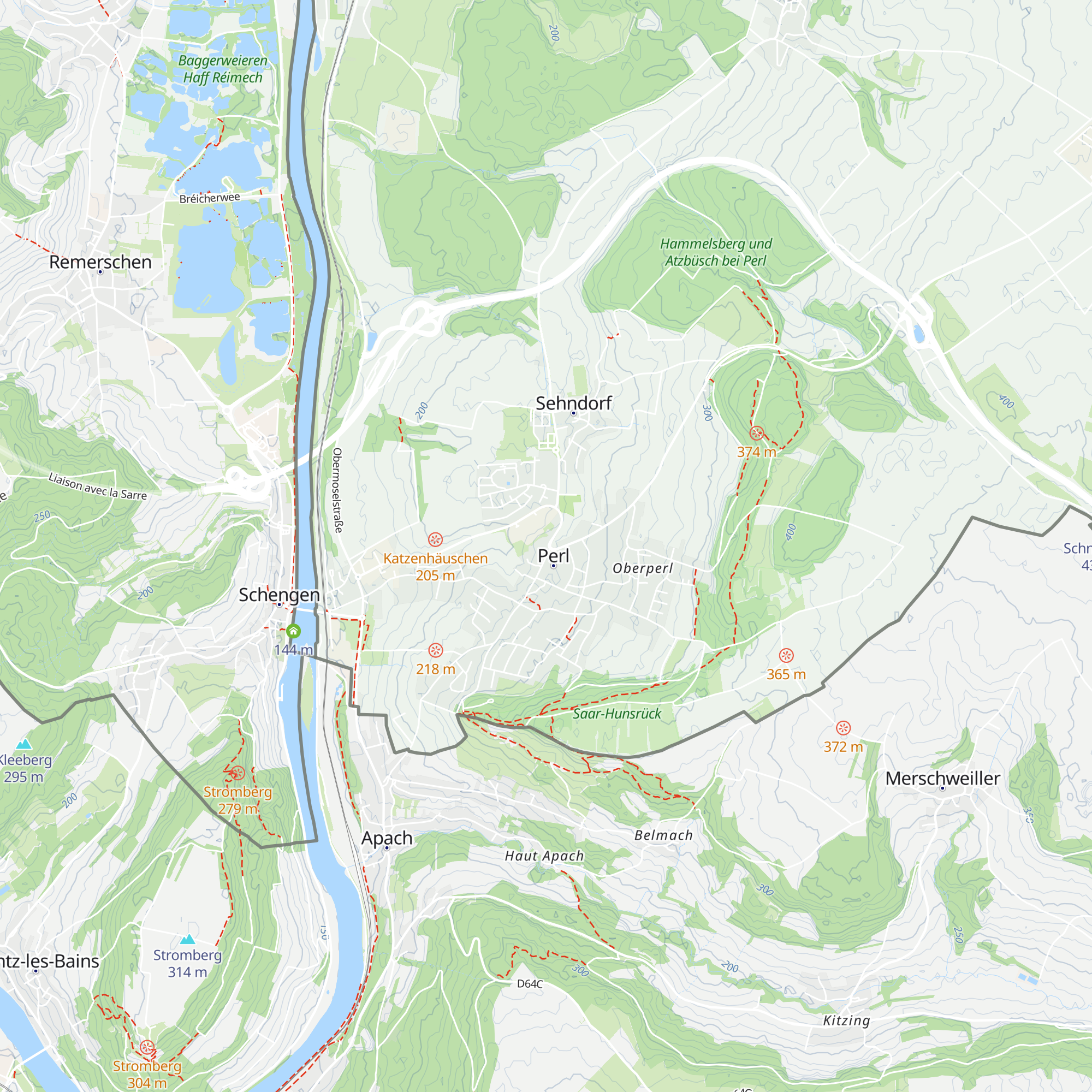 Tourist-Information Perl map