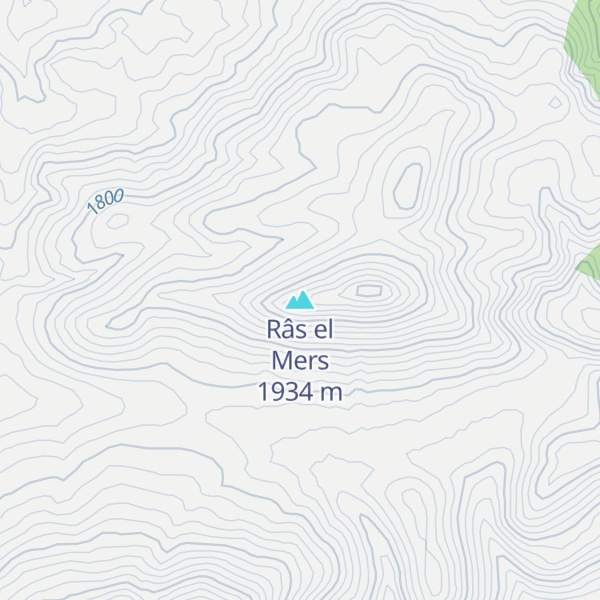 Map of Râs el Mers