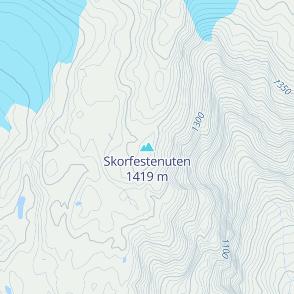 Map of Skorfestenuten