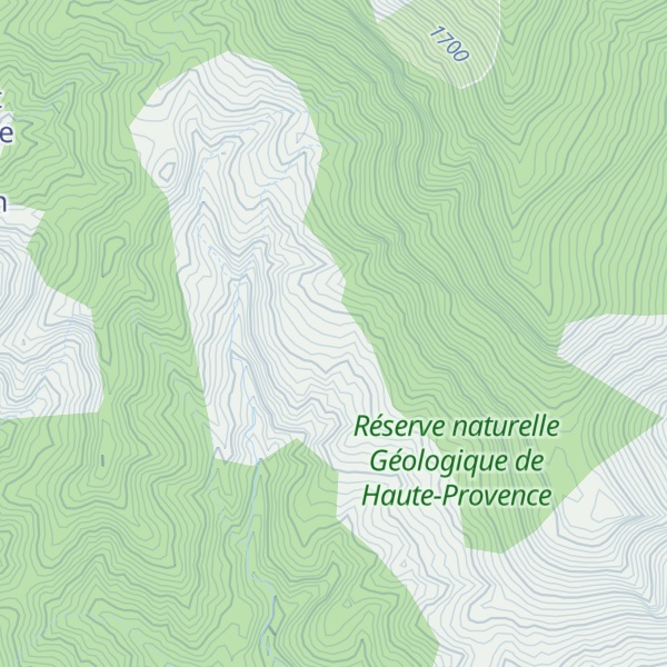 Map of Les Traverses Hautes