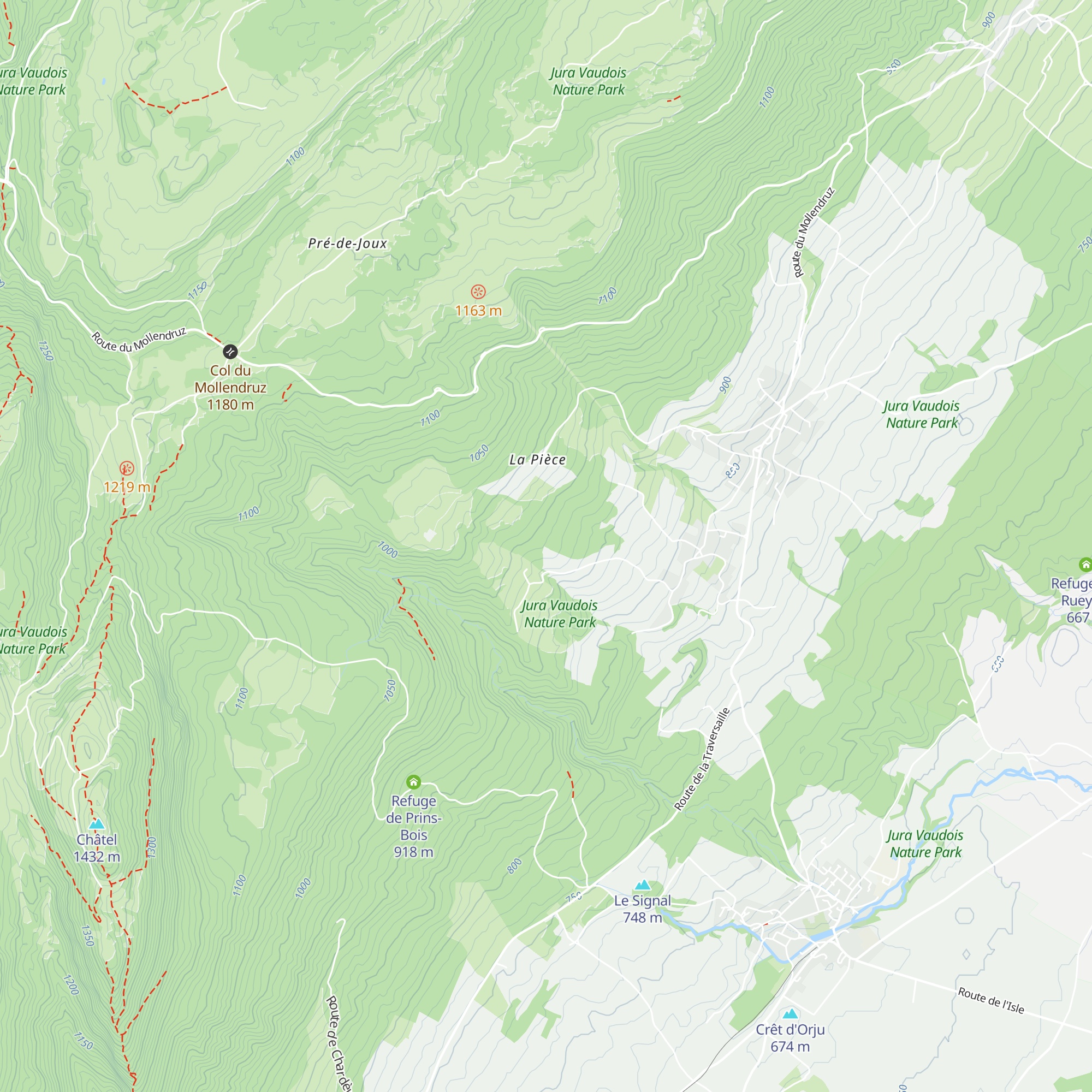 Refuge du heameau de La Coudre map
