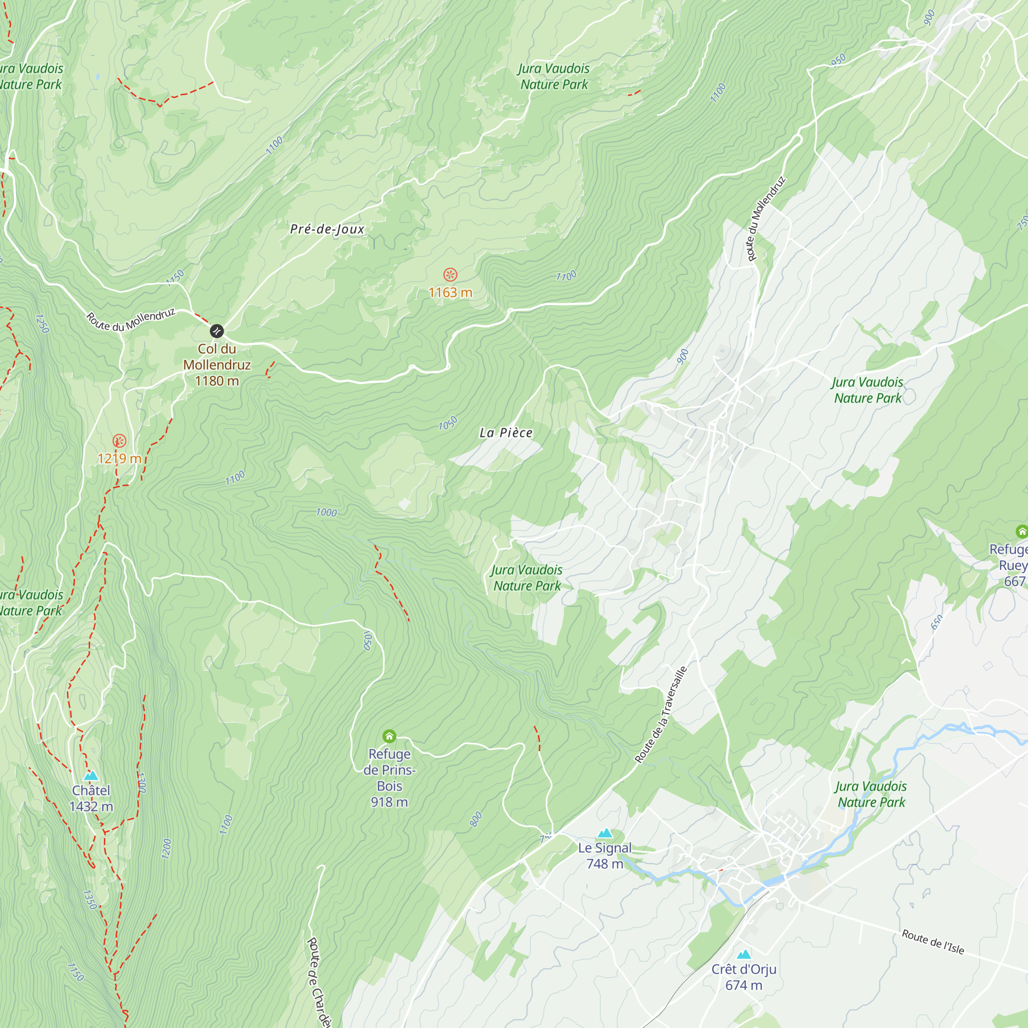 Refuge du heameau de La Coudre map