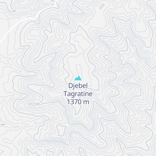 Map of Djebel Tagratine