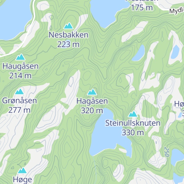 Map of Hagåsen