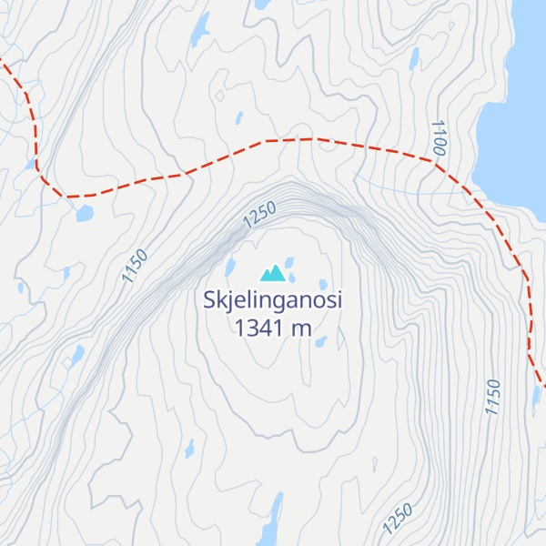 Map of Skjelinganosi