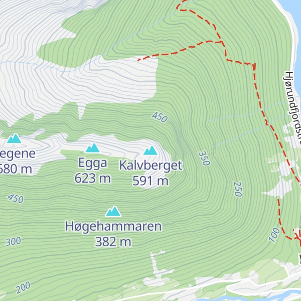 Map of Kalvberget