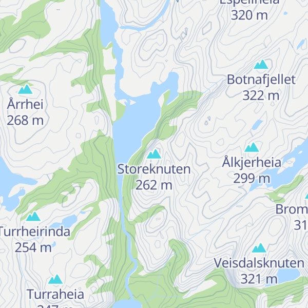 Map of Storeknuten