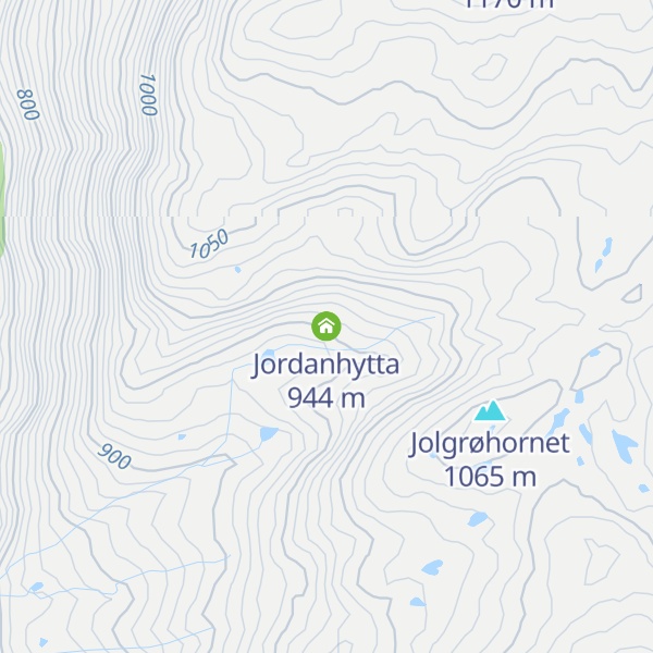 Map of Jordanhytta